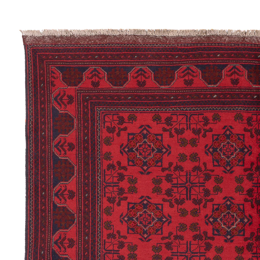 Afghan Teppich - Kunduz - 223 x 173 cm - rot - Image 3