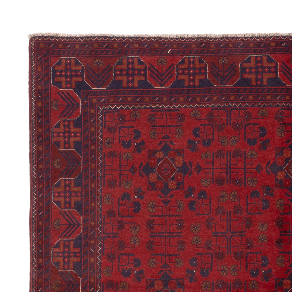 Afghan Teppich - Kunduz - 227 x 174 cm - rot - Image 3