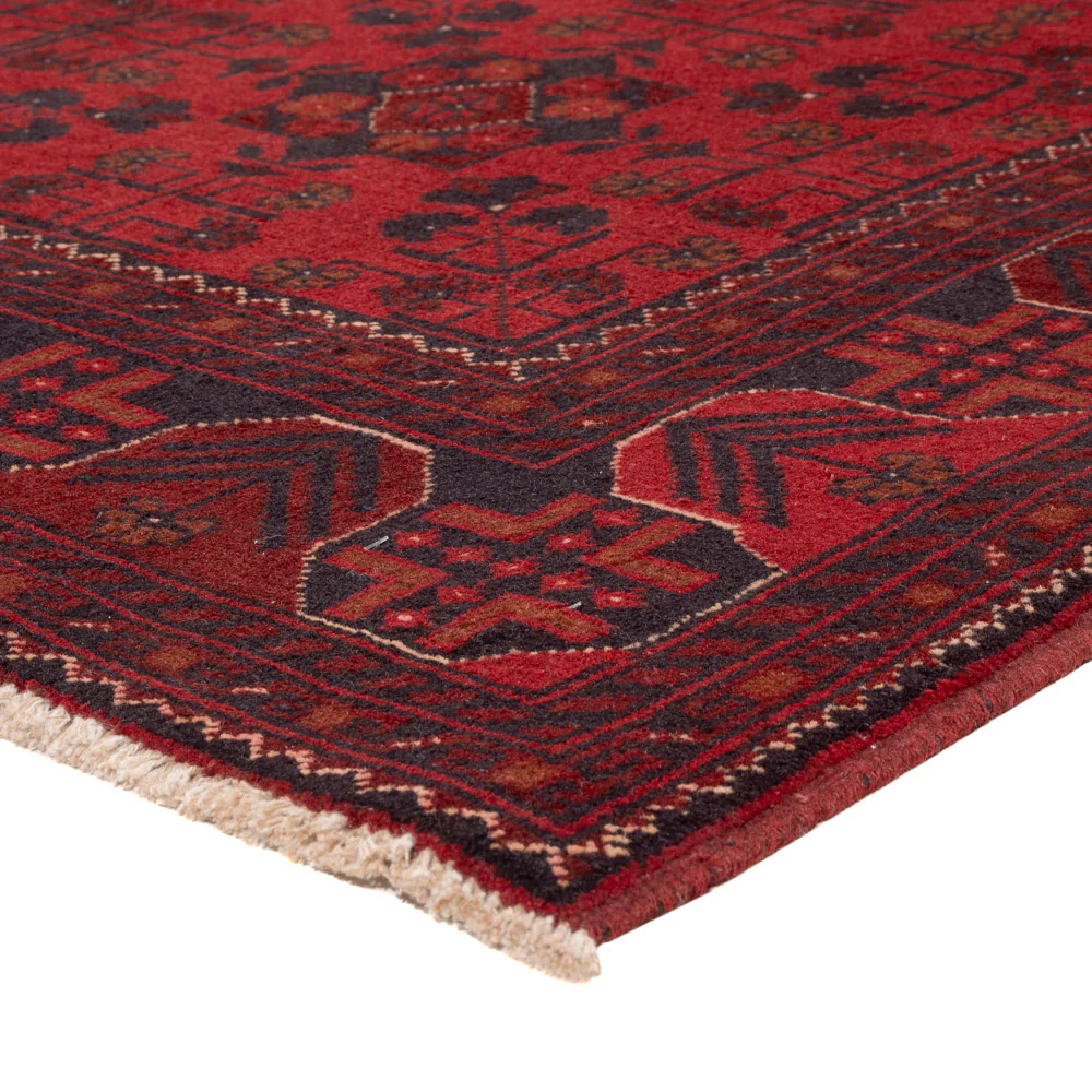 Afghan Teppich - Kunduz - 227 x 174 cm - rot - Image 4