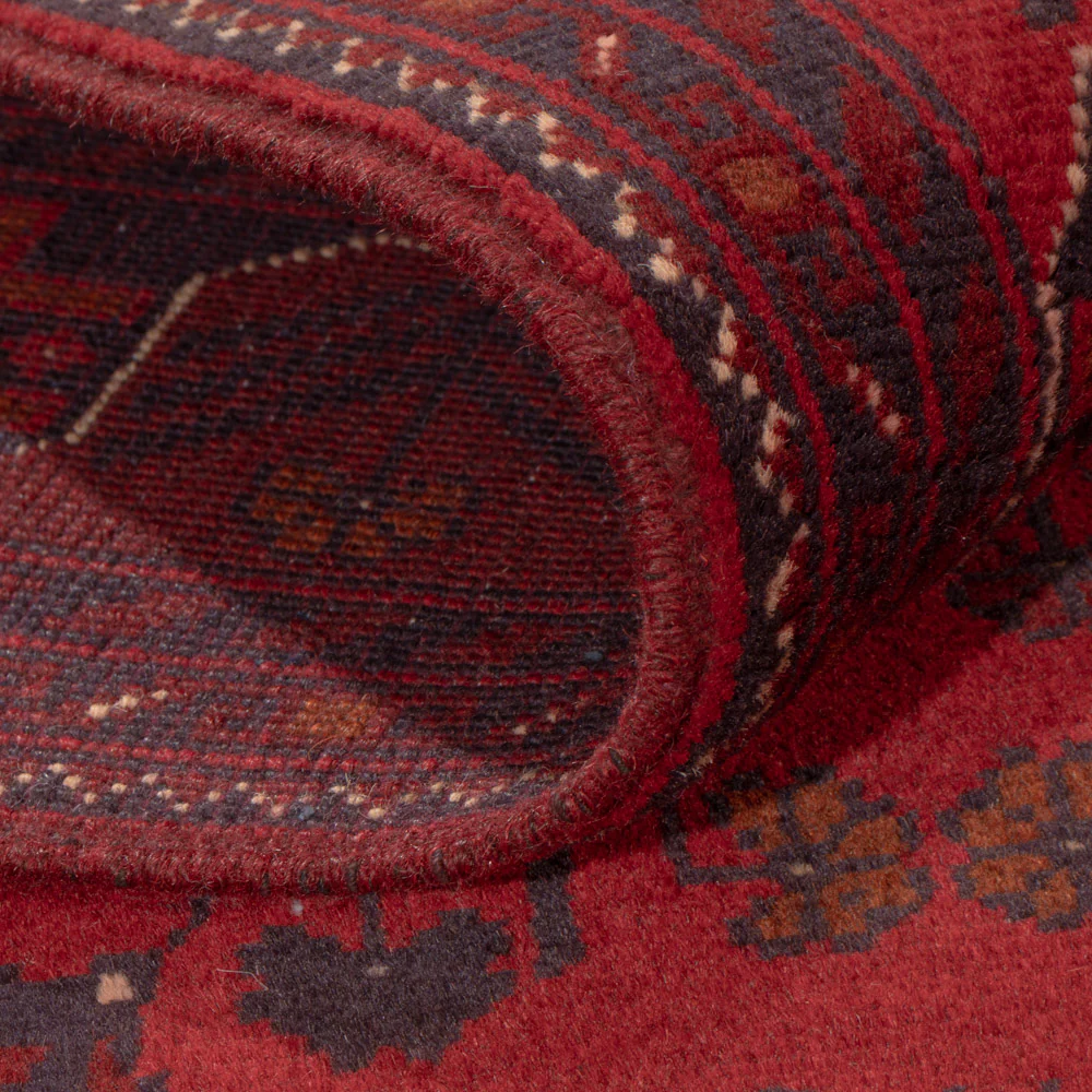 Afghan Teppich - Kunduz - 227 x 174 cm - rot - Image 5