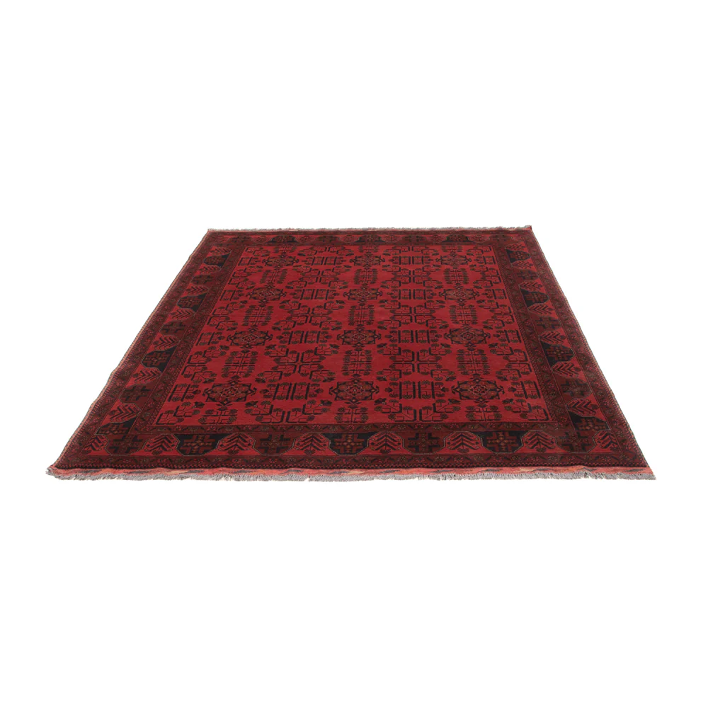 Afghan Teppich - Kunduz - 232 x 169 cm - rot - Image 6