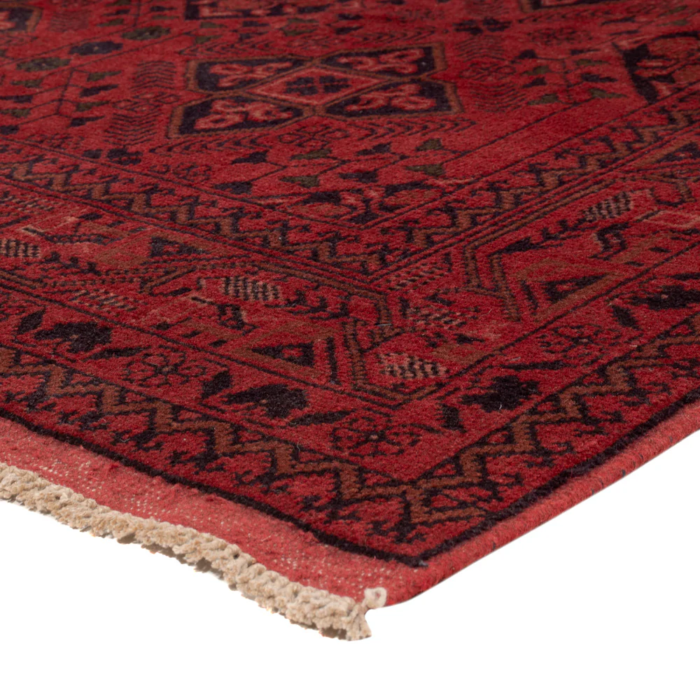 Afghan Teppich - Kunduz - 233 x 171 cm - rot - Image 4