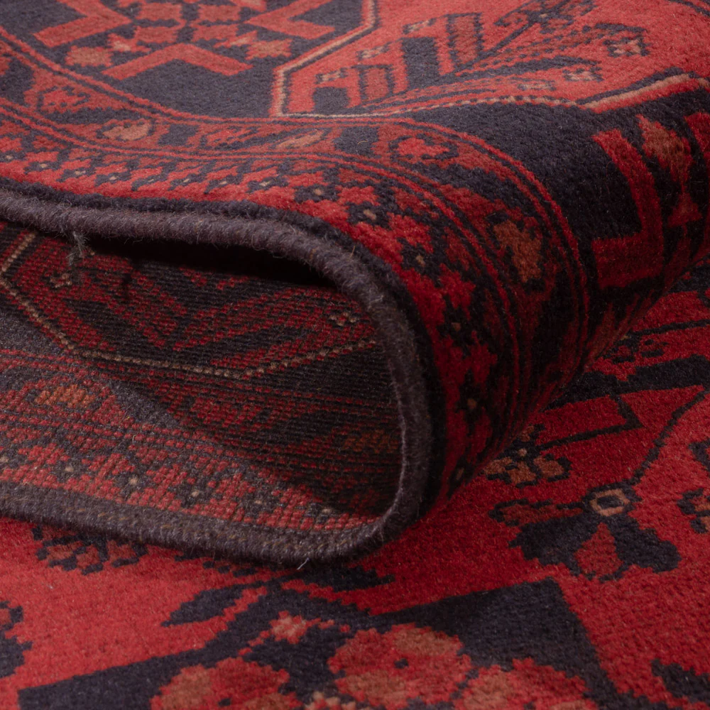 Afghan Teppich - Kunduz - 233 x 178 cm - rot - Image 5