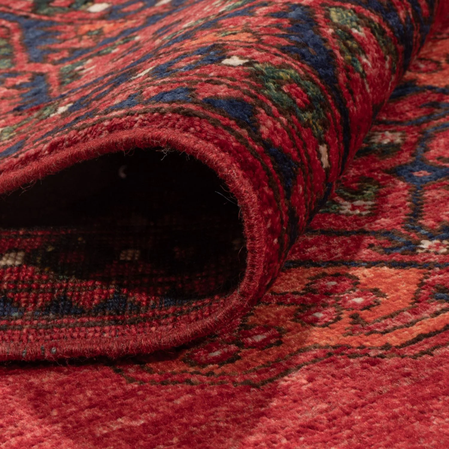 Afghan Teppich - Kunduz - 234 x 176 cm - rot - Image 4