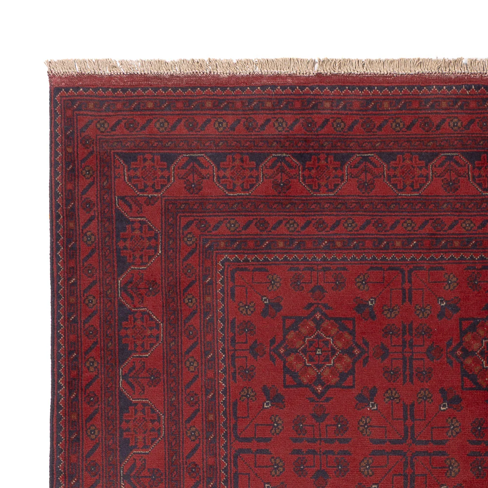 Afghan Teppich - Kunduz - 236 x 166 cm - rot - Image 3