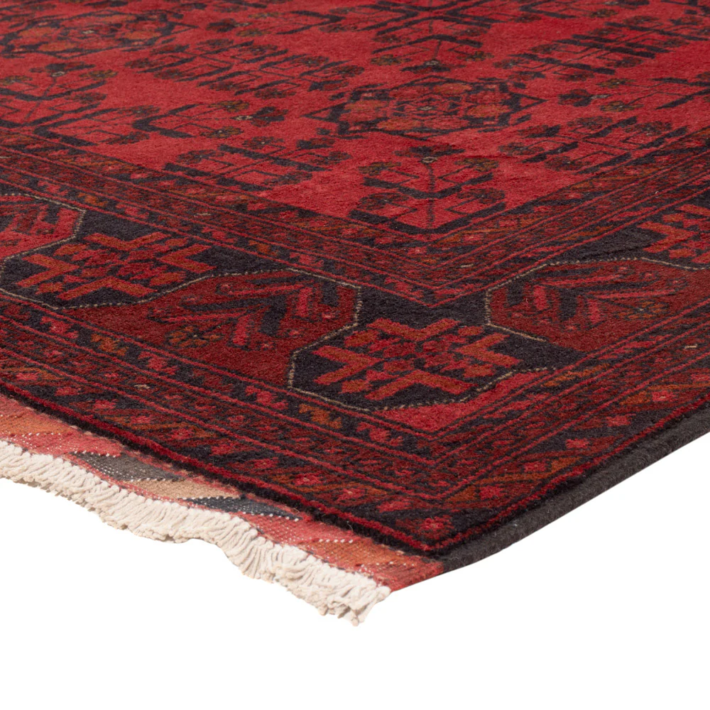 Afghan Teppich - Kunduz - 238 x 176 cm - rot - Image 4