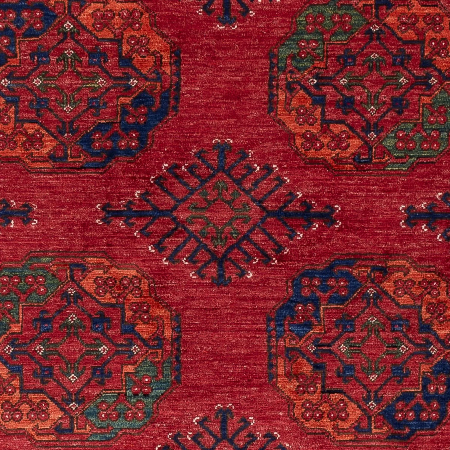 Afghan Teppich - Kunduz - 239 x 165 cm - rot - Image 2