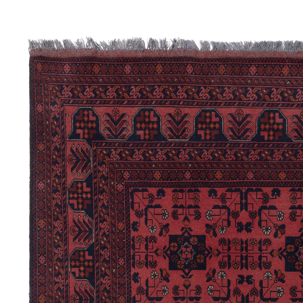 Afghan Teppich - Kunduz - 286 x 201 cm - rot - Image 3