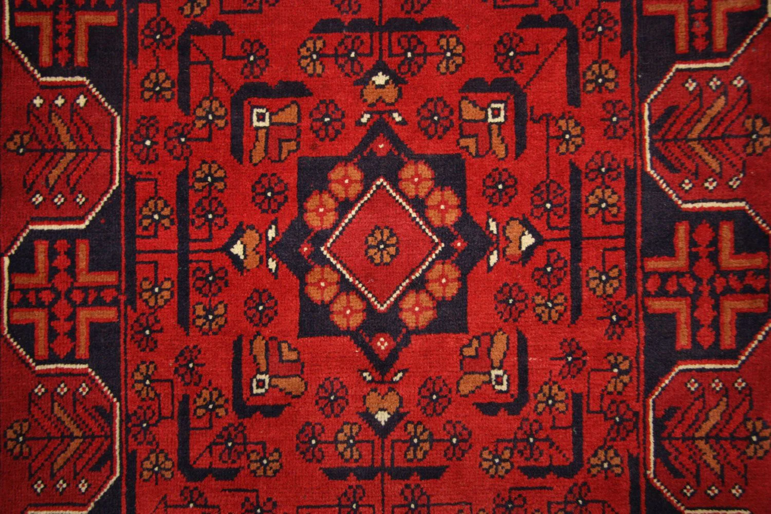 Afghan Teppich - Kunduz 286 x 75 cm - rot - Image 2