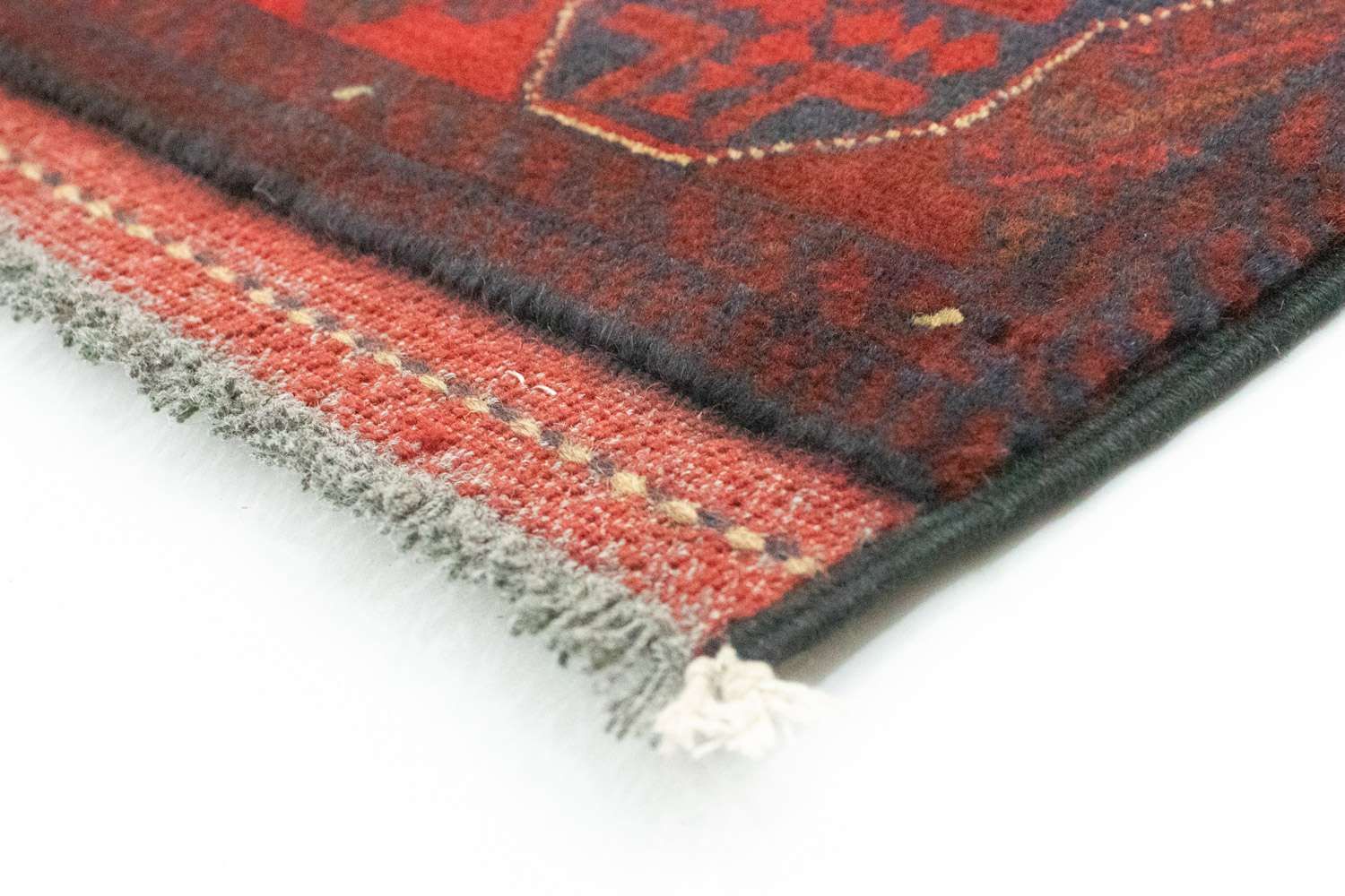 Afghan Teppich - Kunduz 289 x 77 cm - rot - Image 2