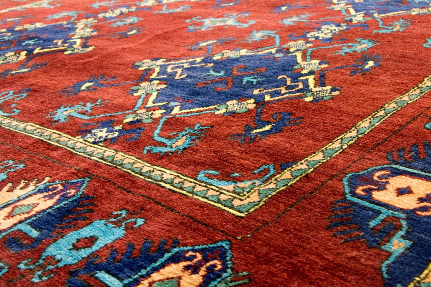 Afghan Teppich - Kunduz 294 x 211 cm - rot - Image 4