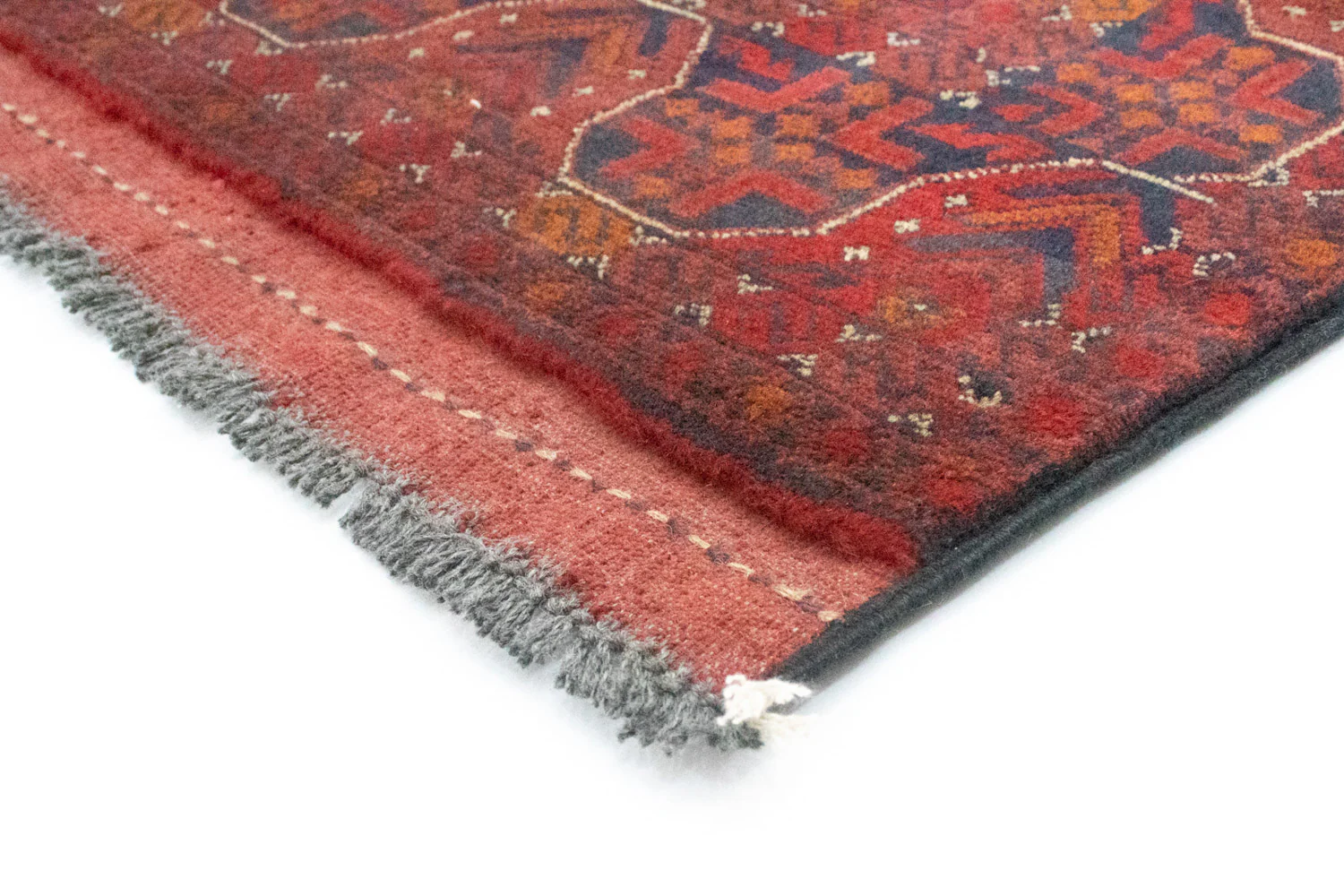 Afghan Teppich - Kunduz 294 x 80 cm - rot - Image 2