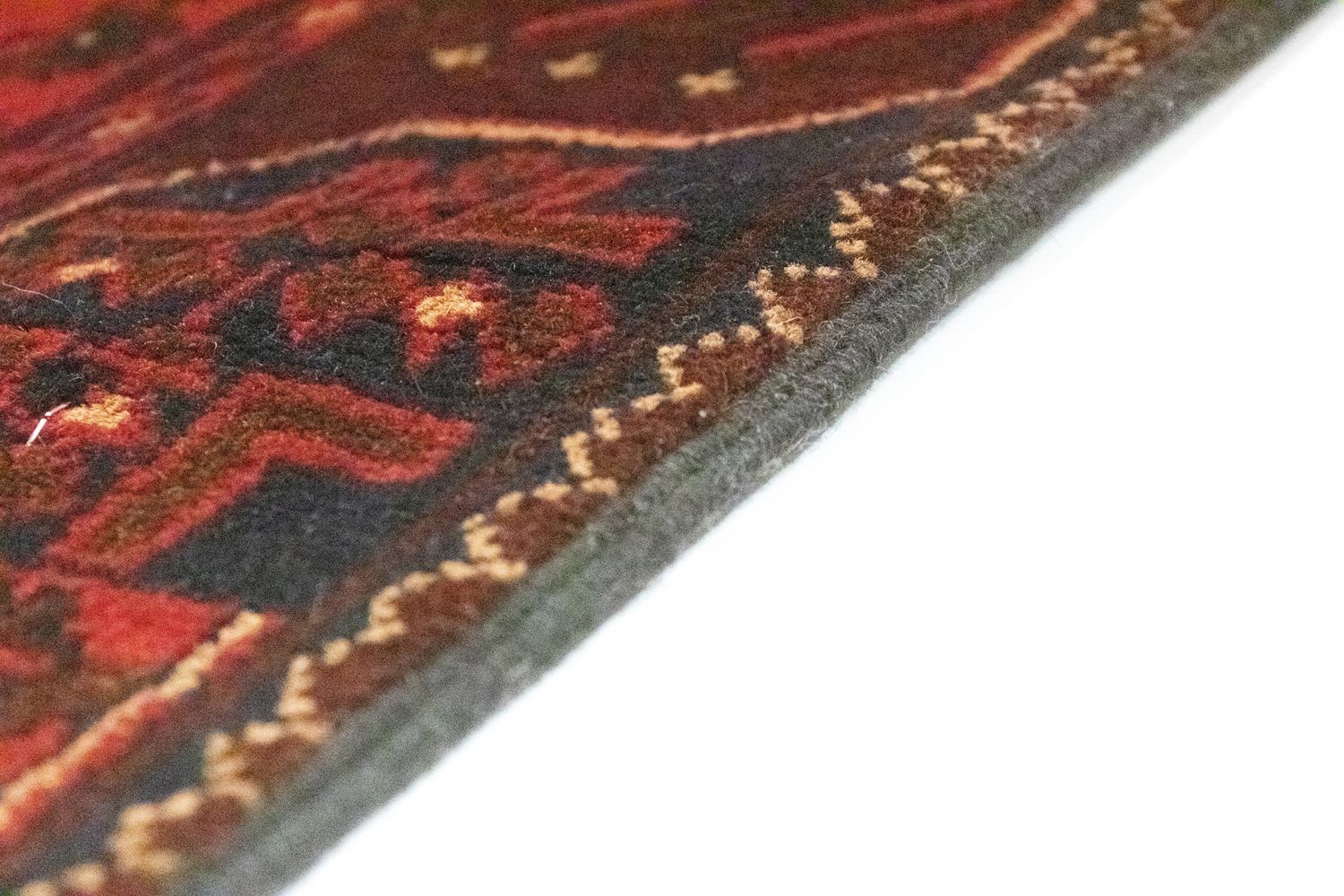 Afghan Teppich - Kunduz 295 x 75 cm - rot - Image 3