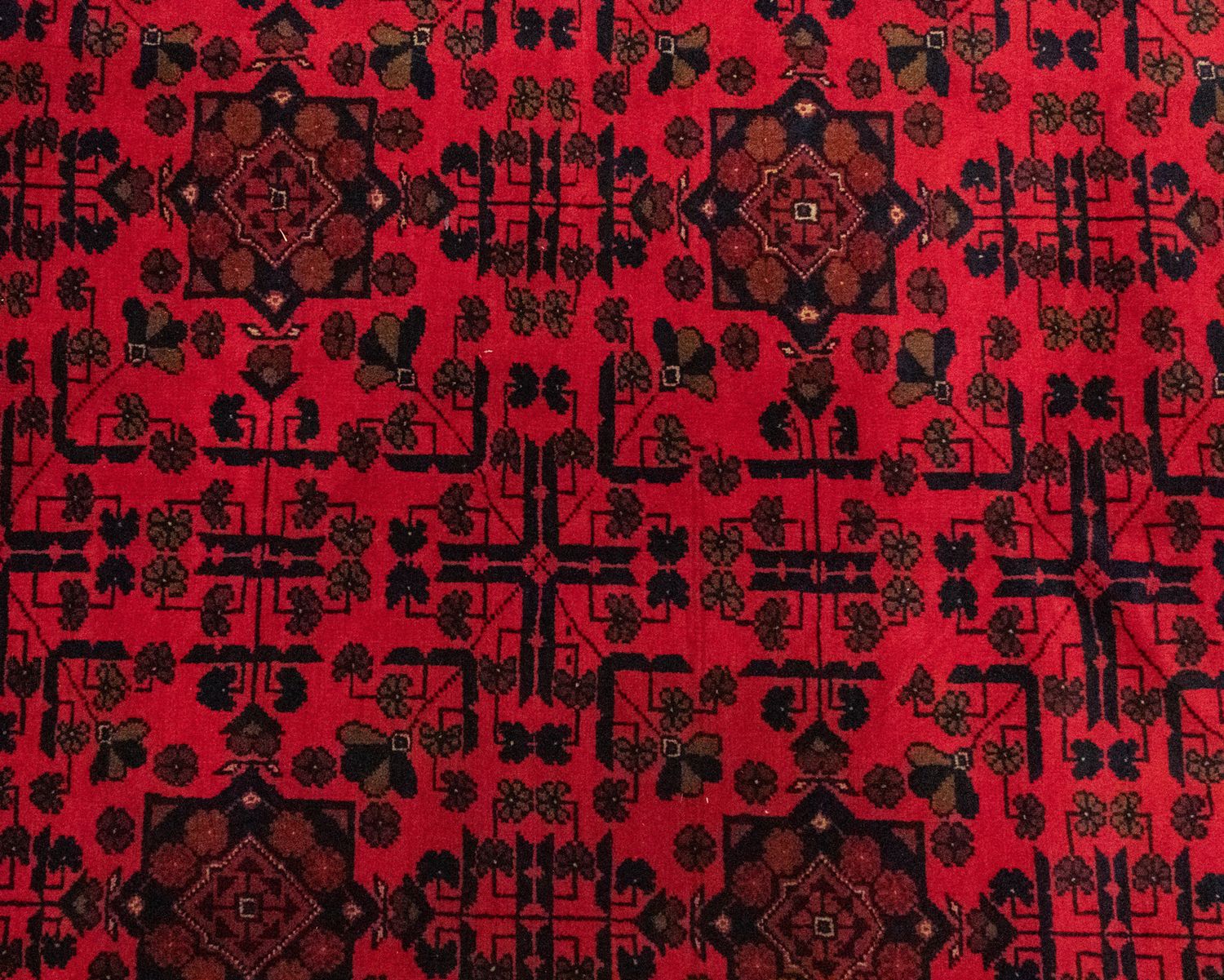 Afghan Teppich - Kunduz 300 x 198 cm - rot - Image 2