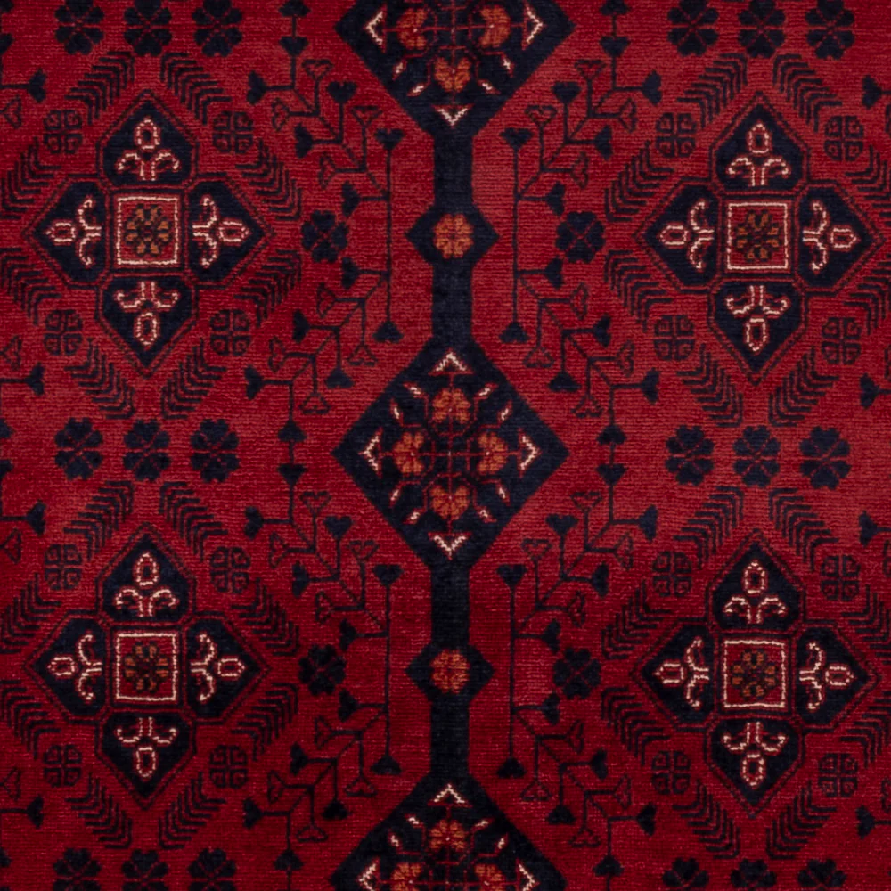 Afghan Teppich - Royal - 145 x 103 cm - rot - Image 2