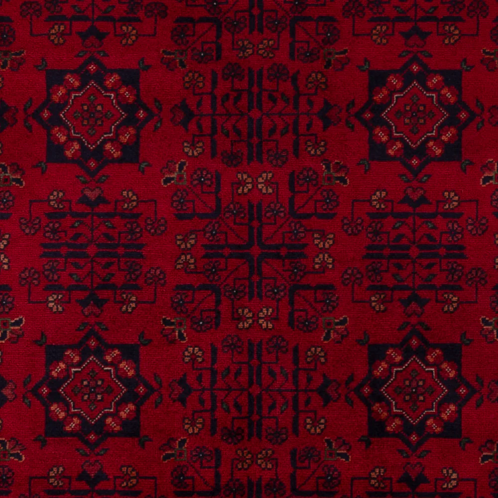 Afghan Teppich - Royal - 146 x 100 cm - rot - Image 2