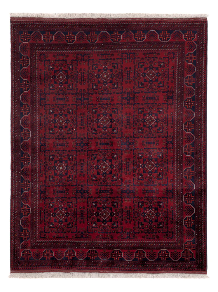 Afghan Teppich 195x151cm - Orientteppich
