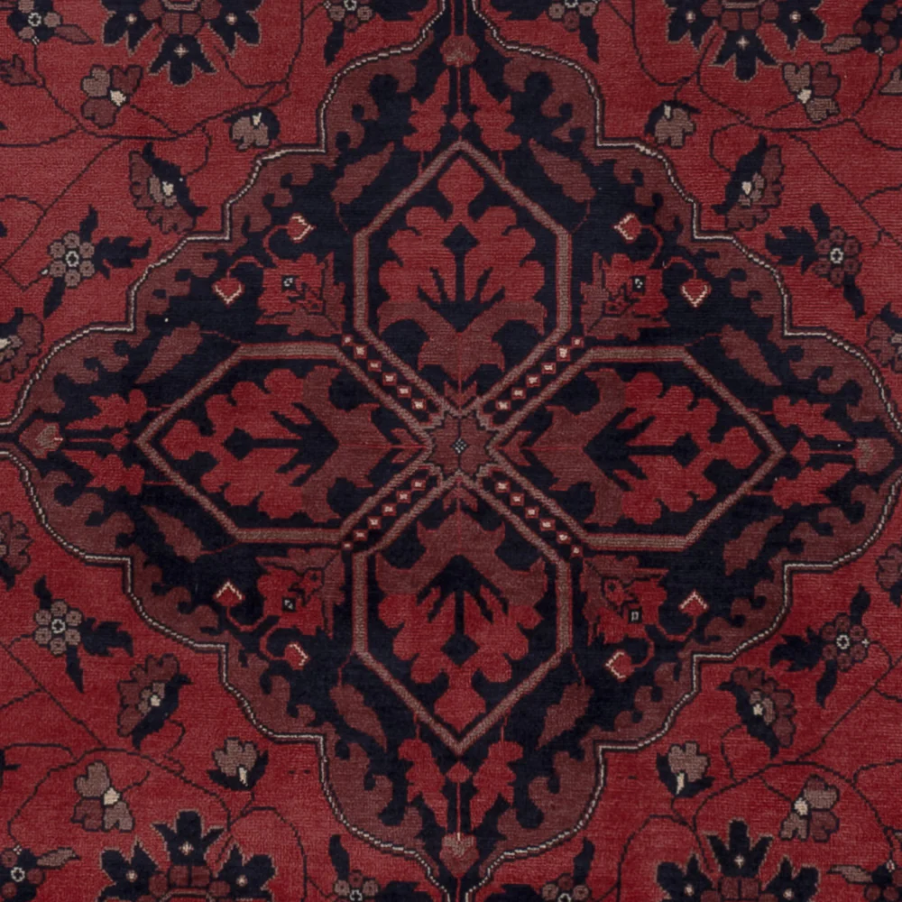 Afghan Teppich - Royal - 200 x 148 cm - rot - Image 2