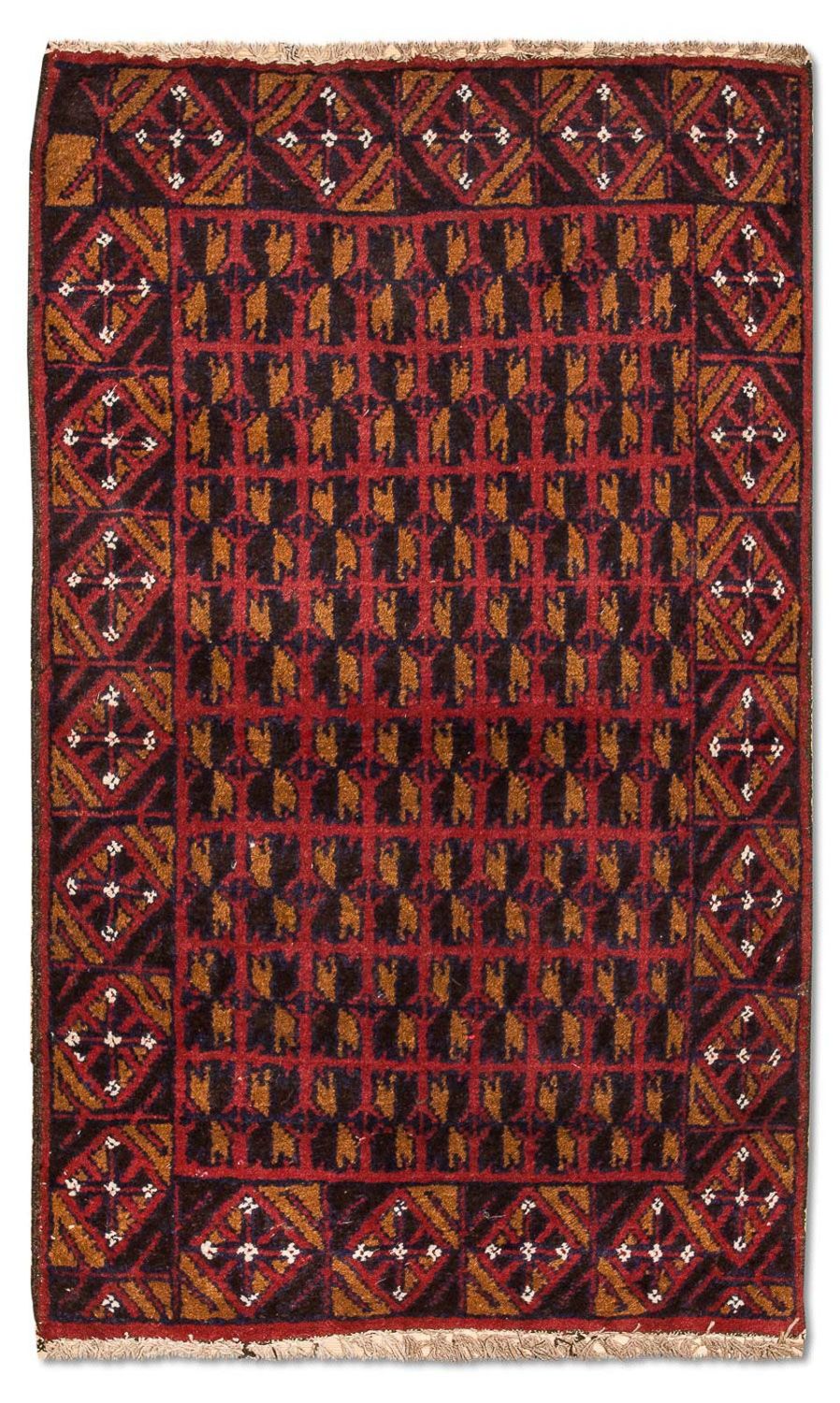 Belutsch Teppich 129x77cm - Orientteppich
