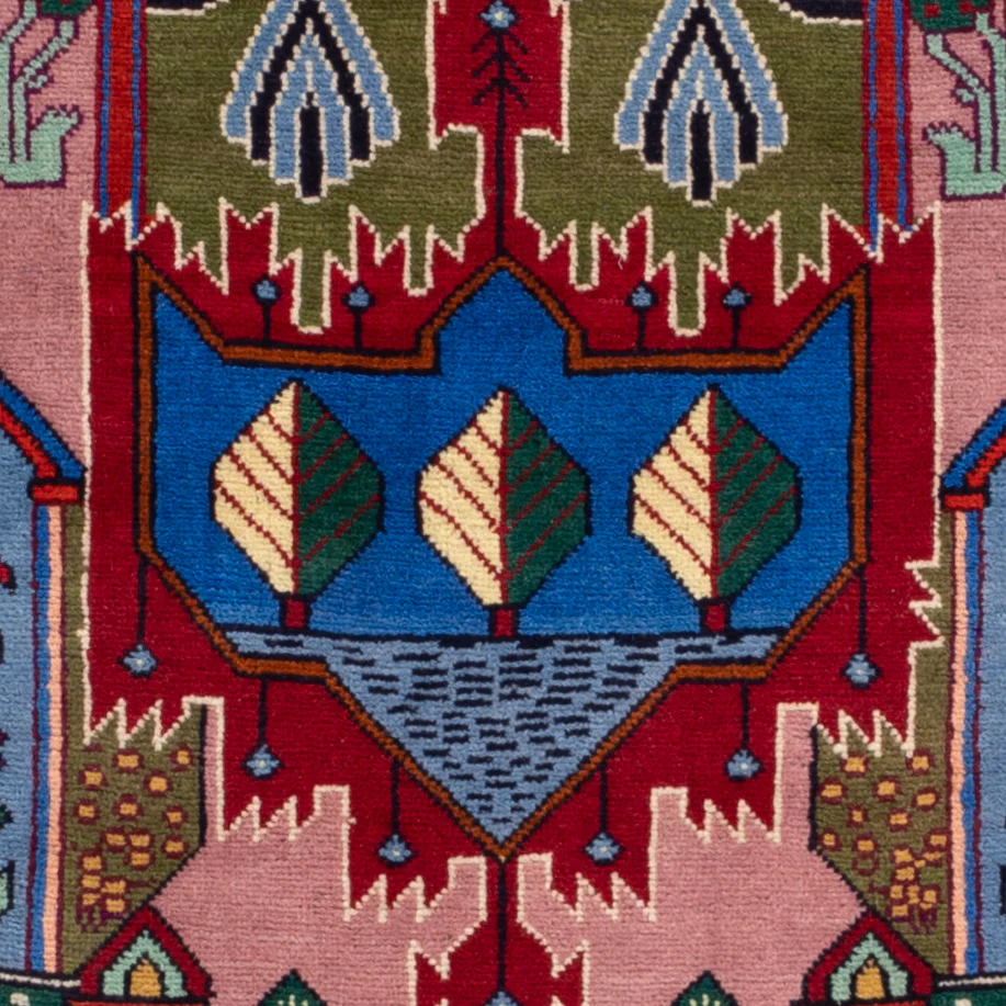Belutsch Teppich - 140 x 90 cm - blau - Image 2