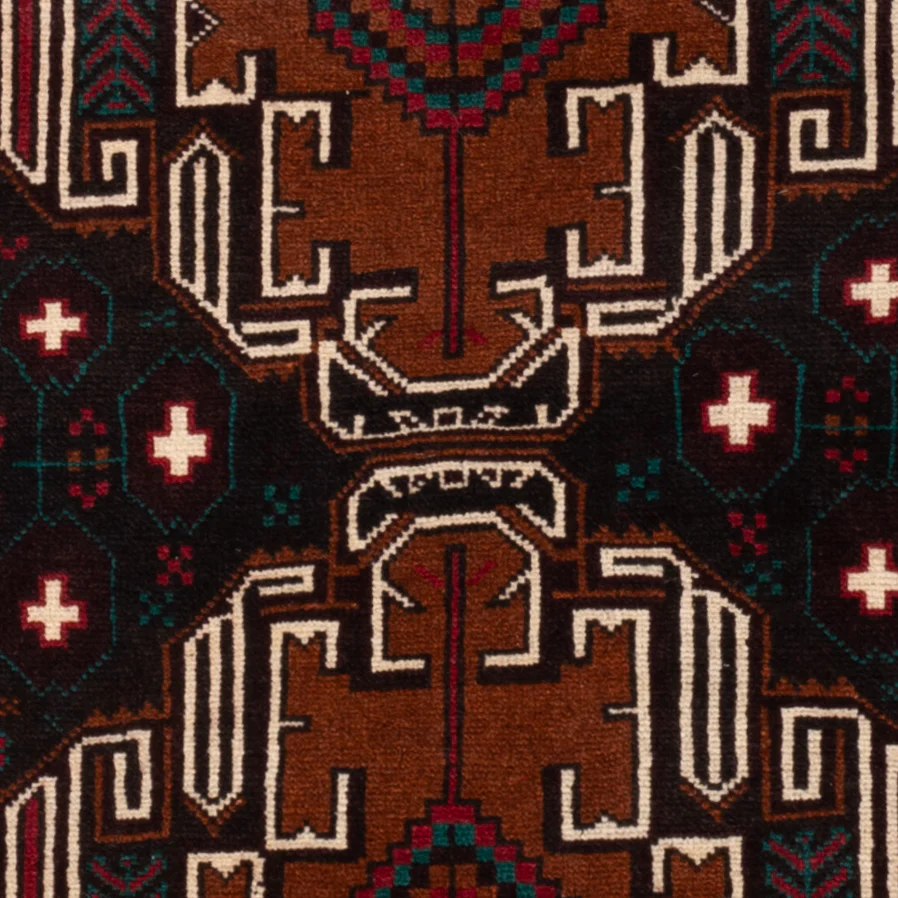 Belutsch Teppich - 140 x 90 cm - mehrfarbig - Image 2