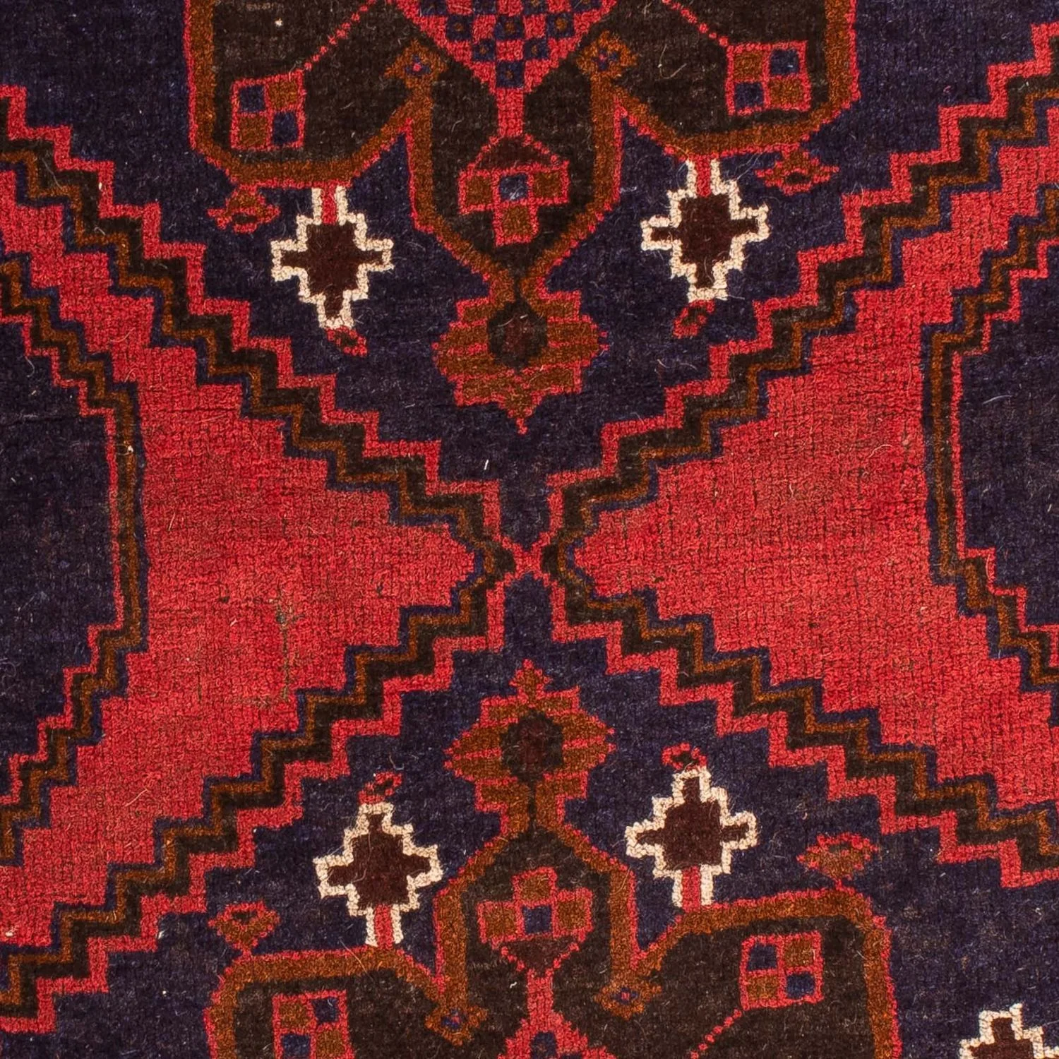 Belutsch Teppich 140 x 92 cm - dunkelrot - Image 2