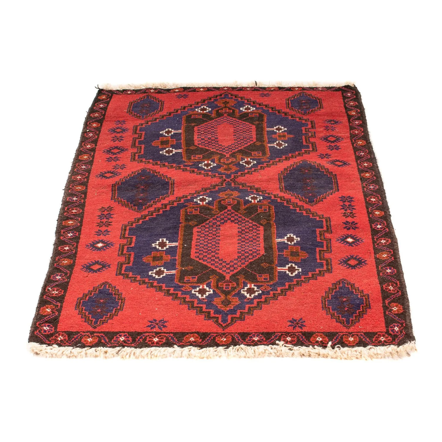 Belutsch Teppich 140 x 92 cm - dunkelrot - Image 5