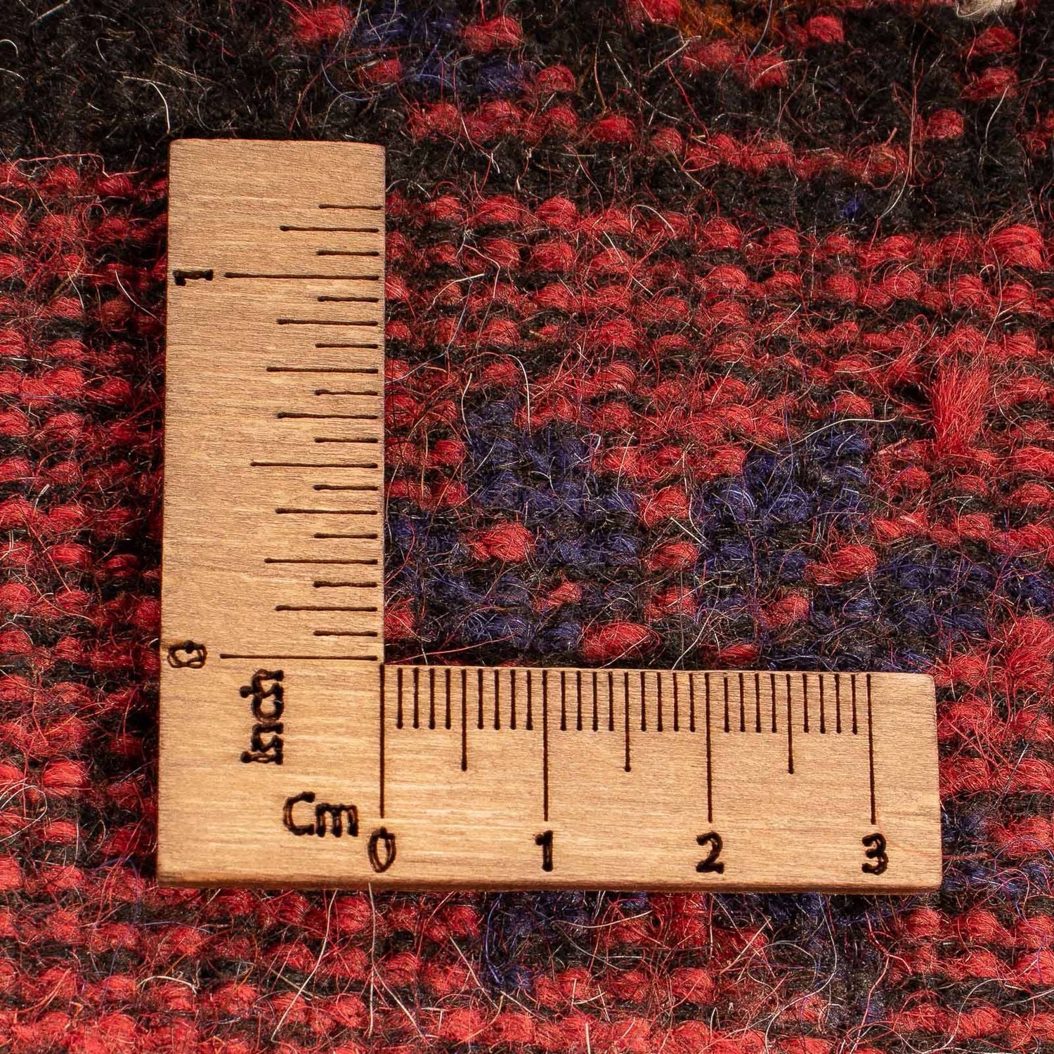 Belutsch Teppich 140 x 92 cm - dunkelrot - Image 6