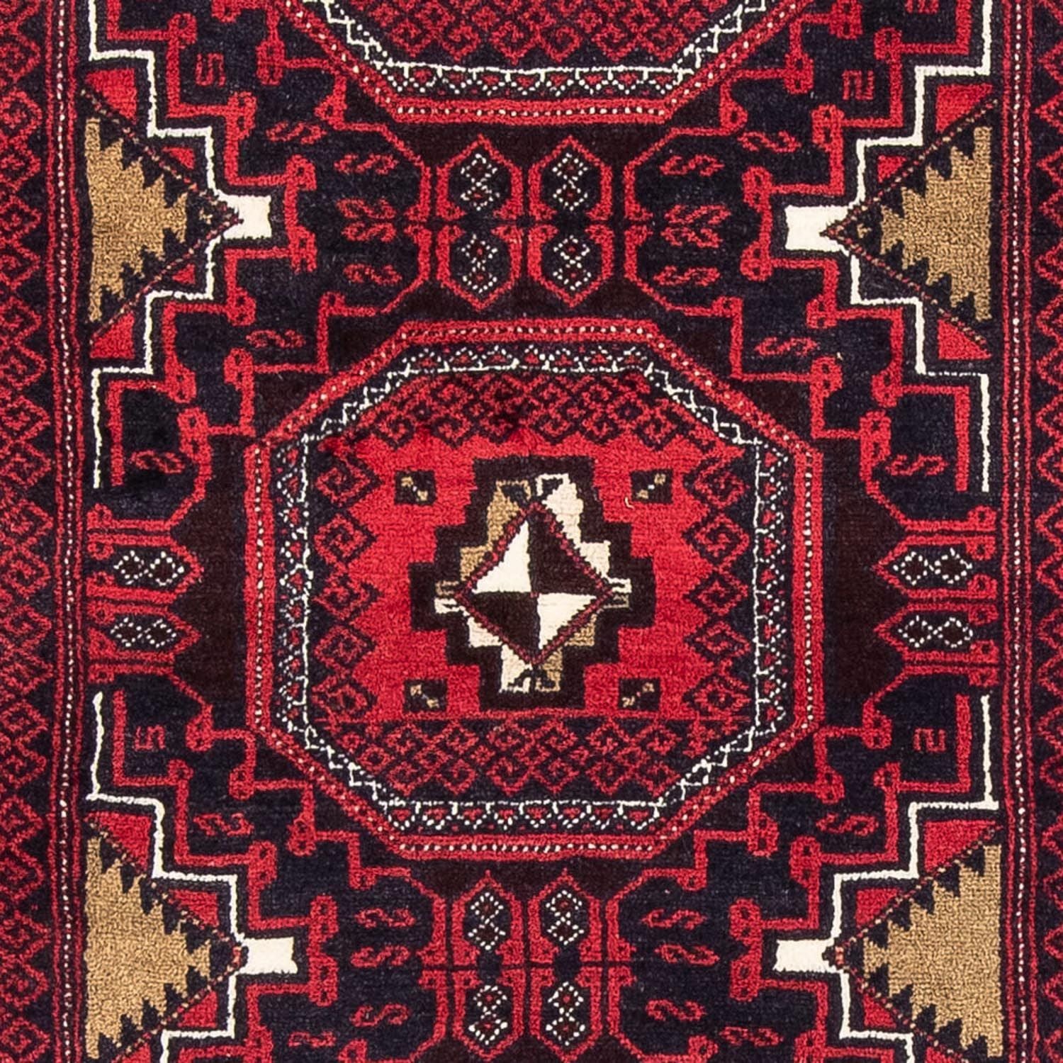 Belutsch Teppich 175 x 95 cm - dunkelrot - Image 2