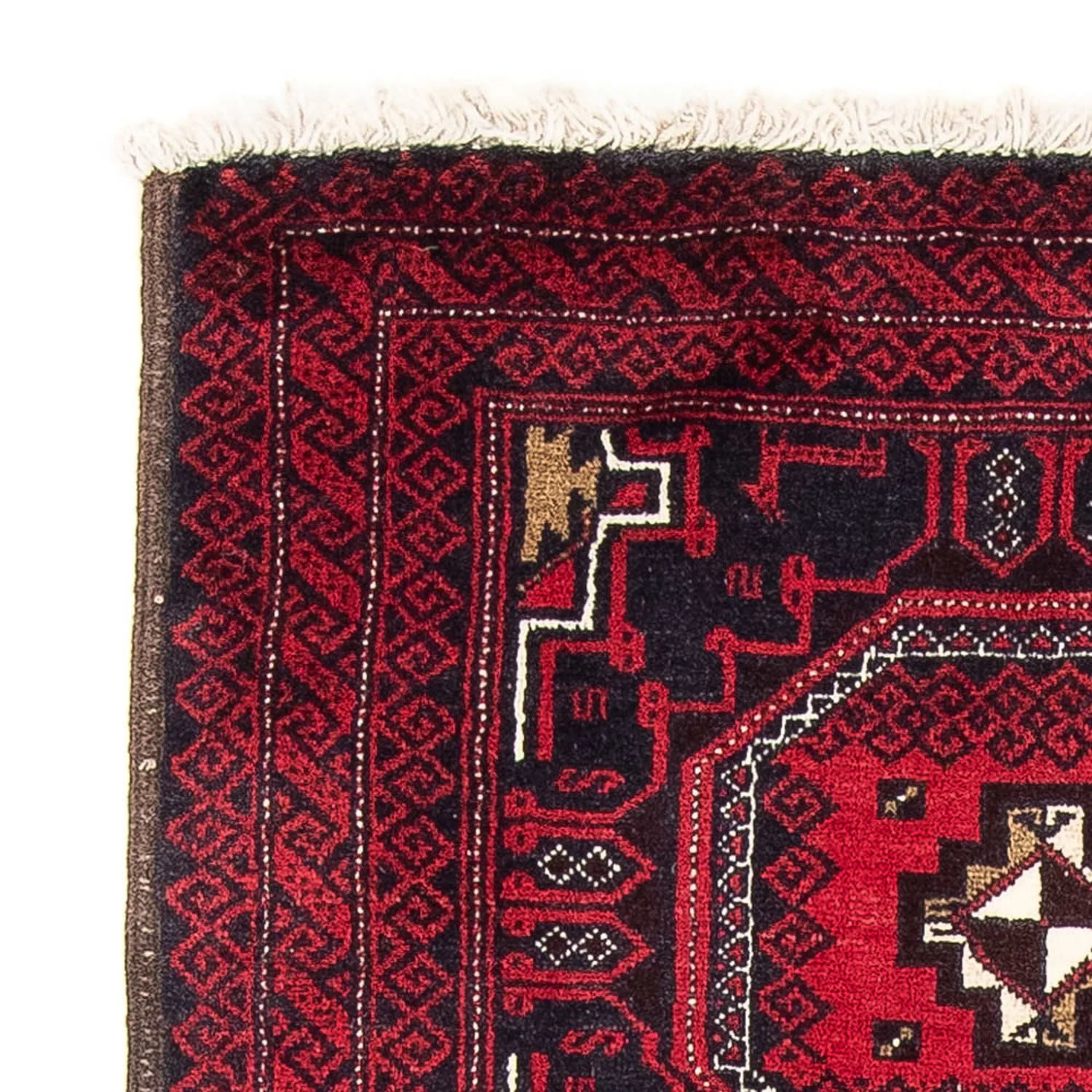 Belutsch Teppich 175 x 95 cm - dunkelrot - Image 3
