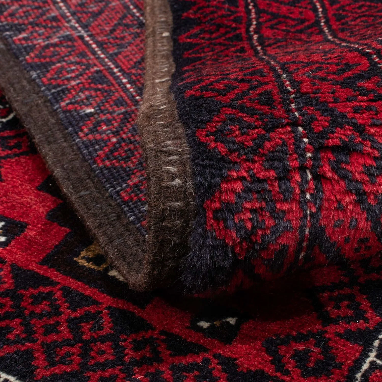 Belutsch Teppich 175 x 95 cm - dunkelrot - Image 4