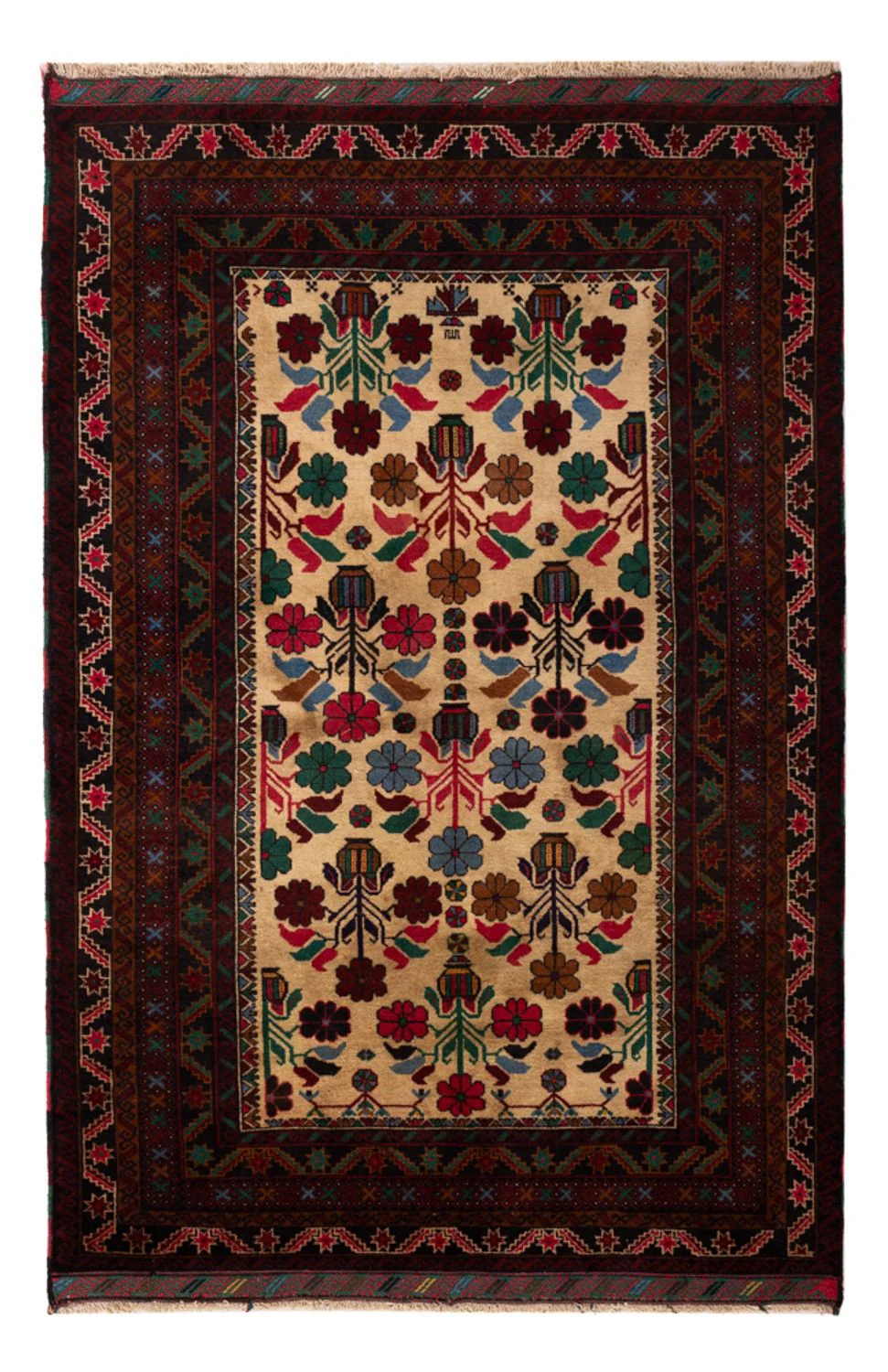 Belutsch Teppich - 177 x 117 cm - mehrfarbig