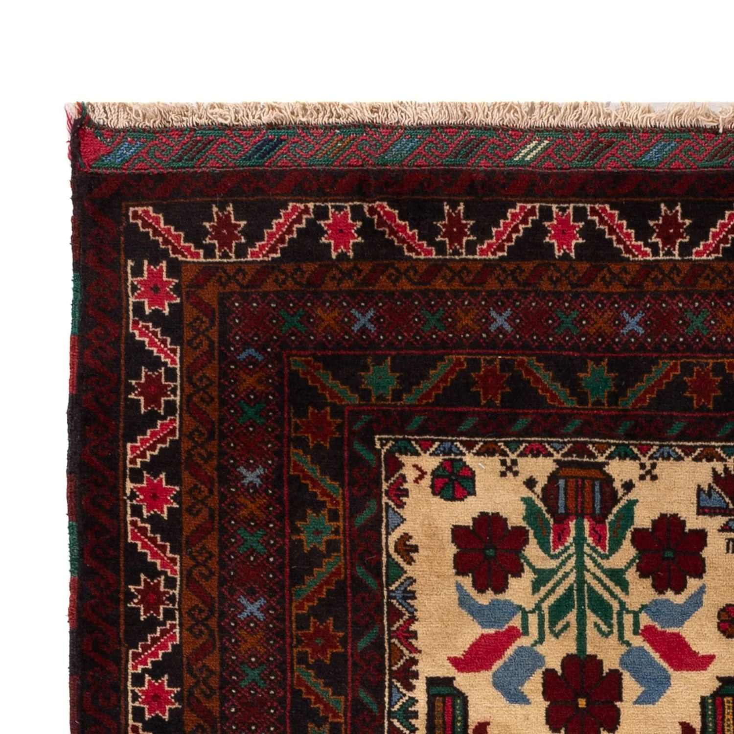 Belutsch Teppich - 177 x 117 cm - mehrfarbig - Image 3