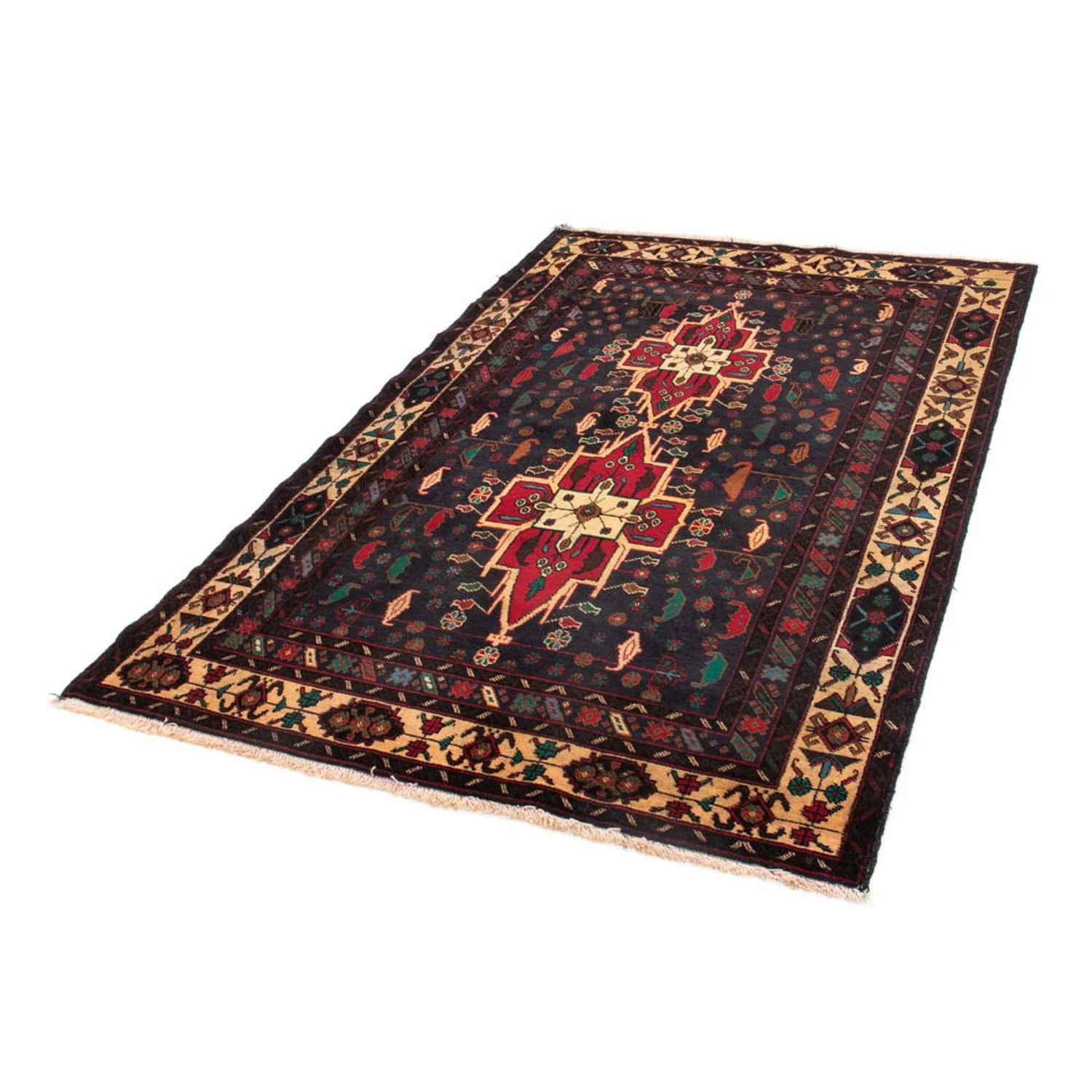 Belutsch Teppich 180 x 115 cm - dunkelblau - Image 5