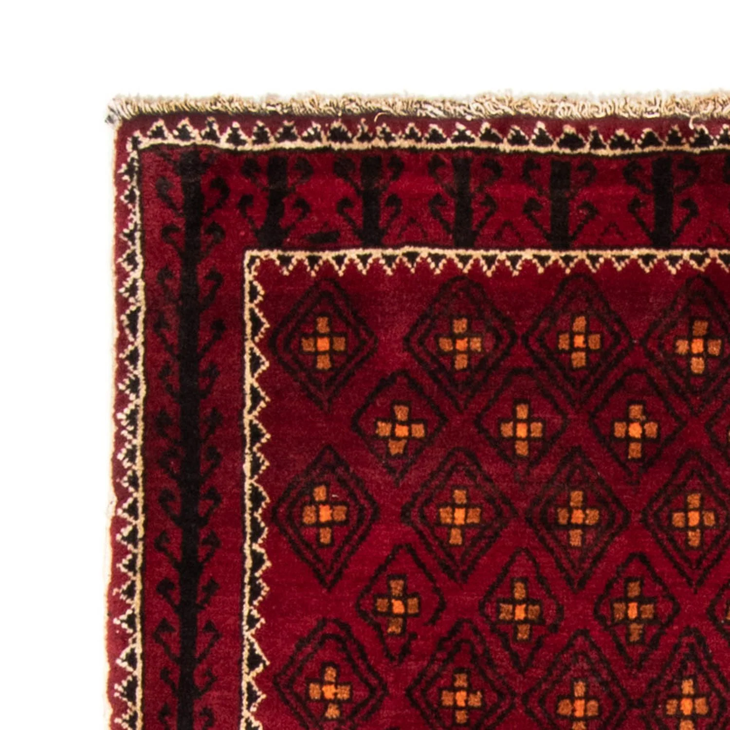 Belutsch Teppich 182 x 103 cm - dunkelrot - Image 3