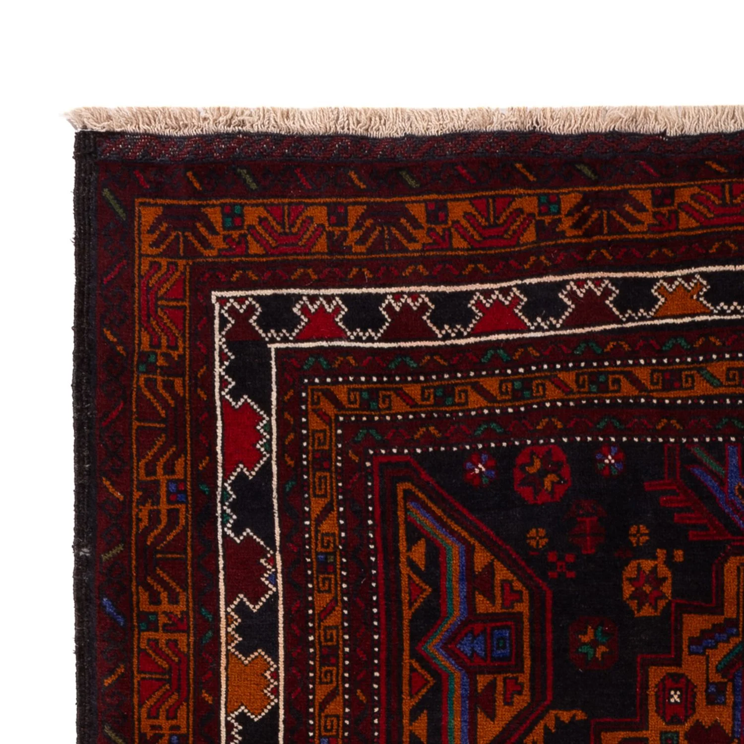 Belutsch Teppich - 183 x 123 cm - dunkelrot - Image 3