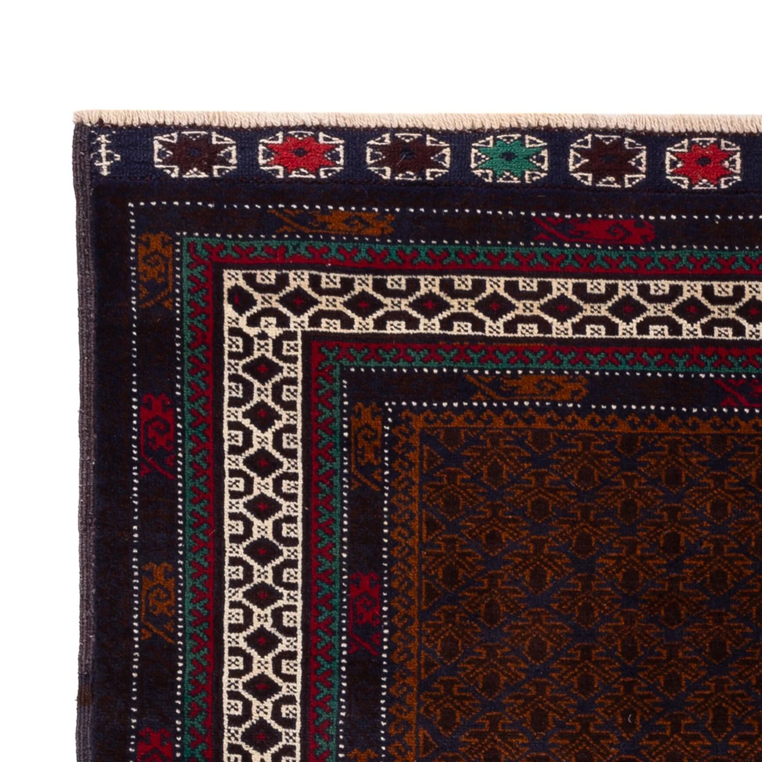 Belutsch Teppich - 185 x 119 cm - dunkelrot - Image 3