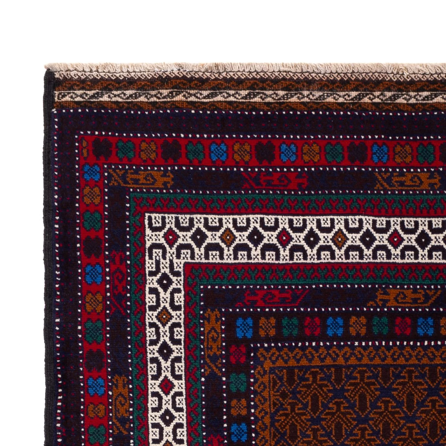 Belutsch Teppich - 185 x 120 cm - dunkelrot - Image 3