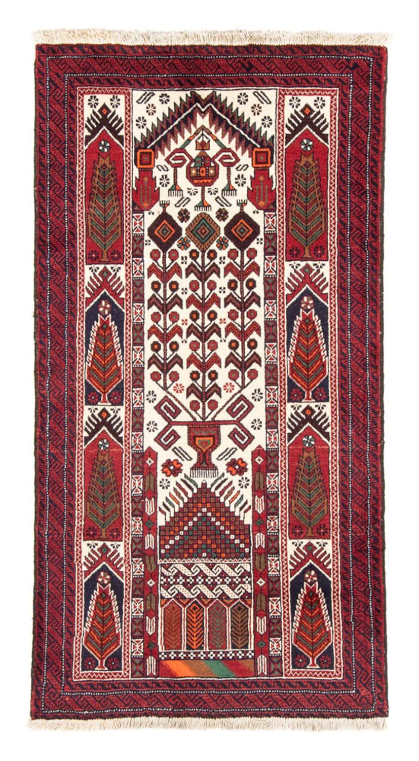 Belutsch Teppich 187 x 100 cm - beige