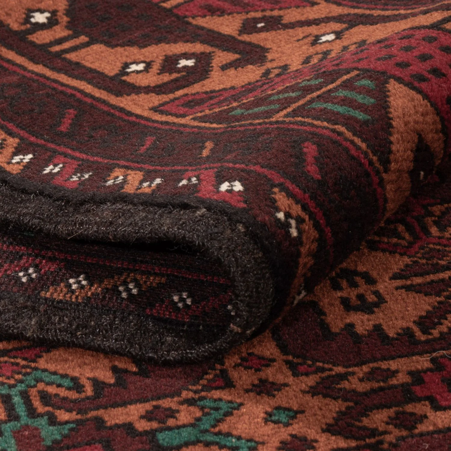 Belutsch Teppich - 190 x 126 cm - dunkelrot - Image 4