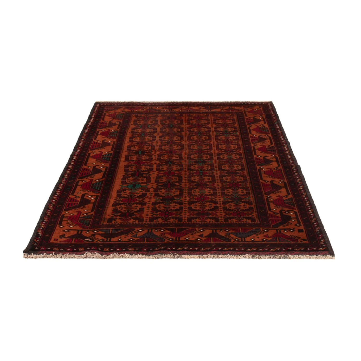 Belutsch Teppich - 190 x 126 cm - dunkelrot - Image 5