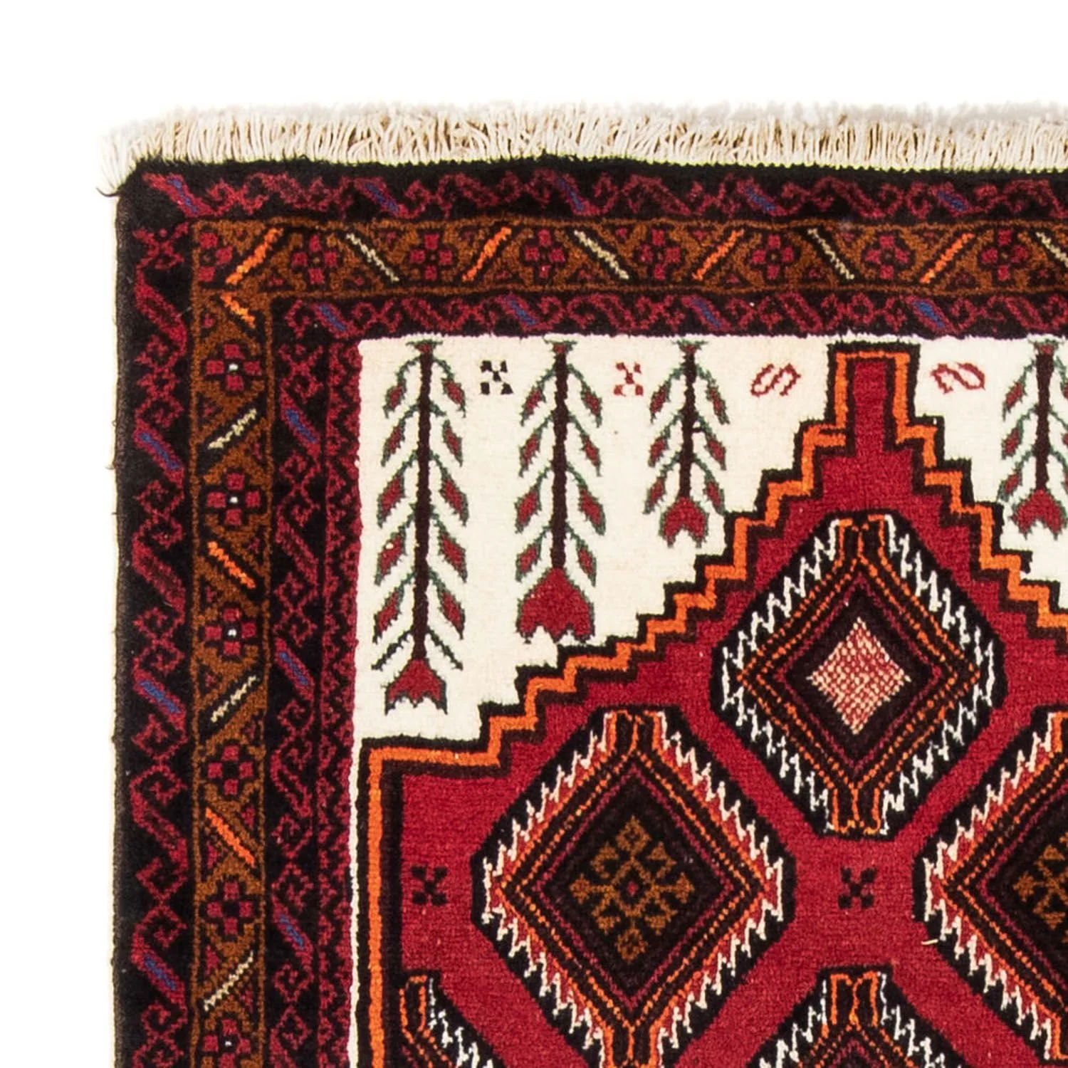 Belutsch Teppich 194 x 104 cm - rot - Image 3