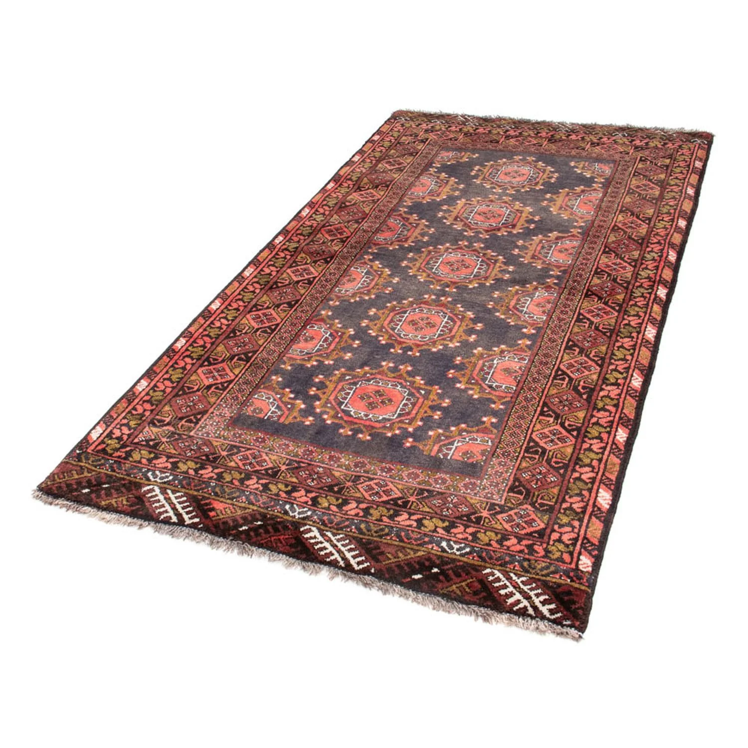 Belutsch Teppich 194 x 105 cm - hellrot - Image 5