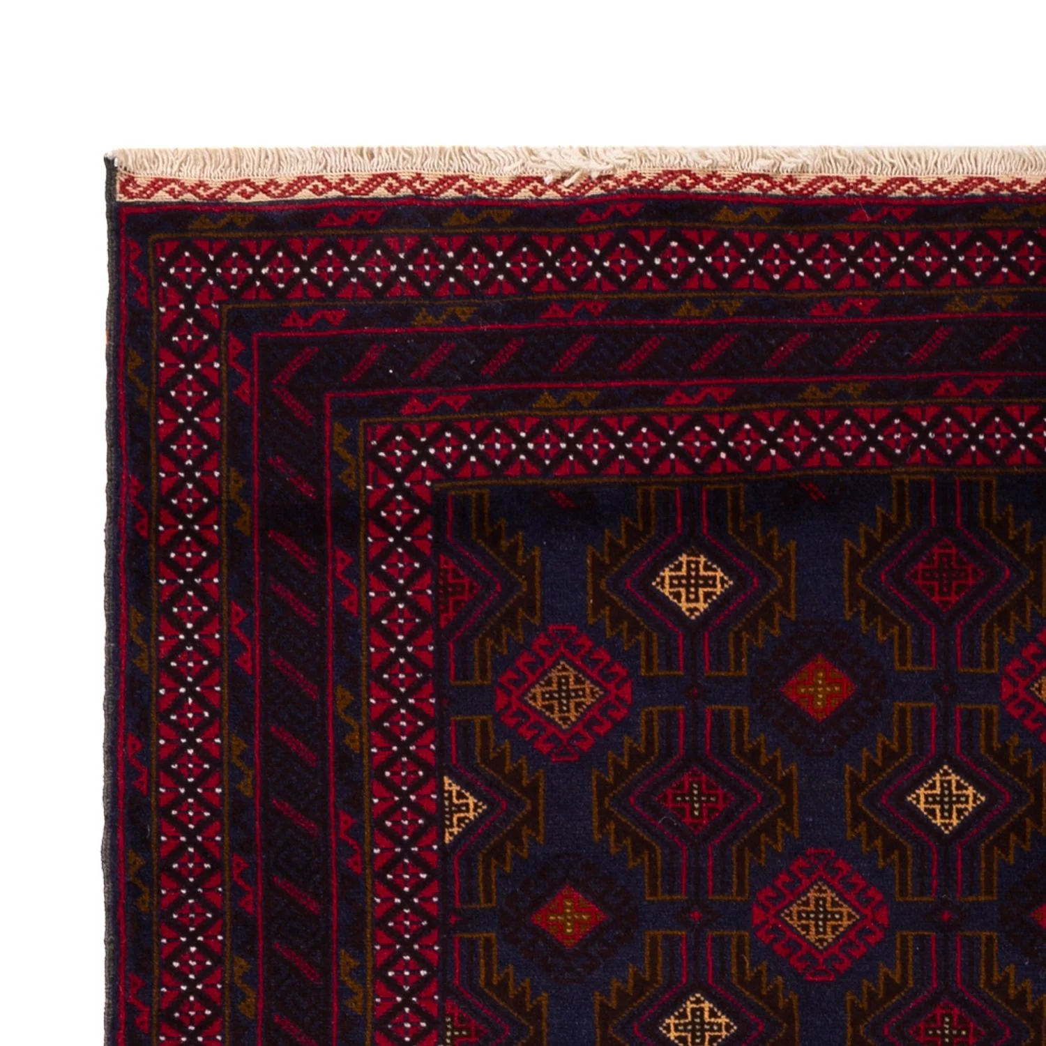 Belutsch Teppich - 194 x 122 cm - dunkelrot - Image 3