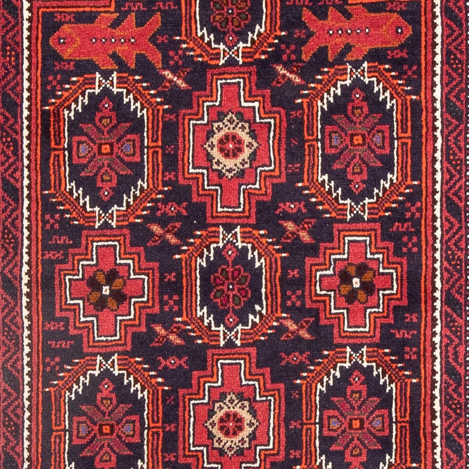 Belutsch Teppich 195 x 106 cm - rot - Image 2