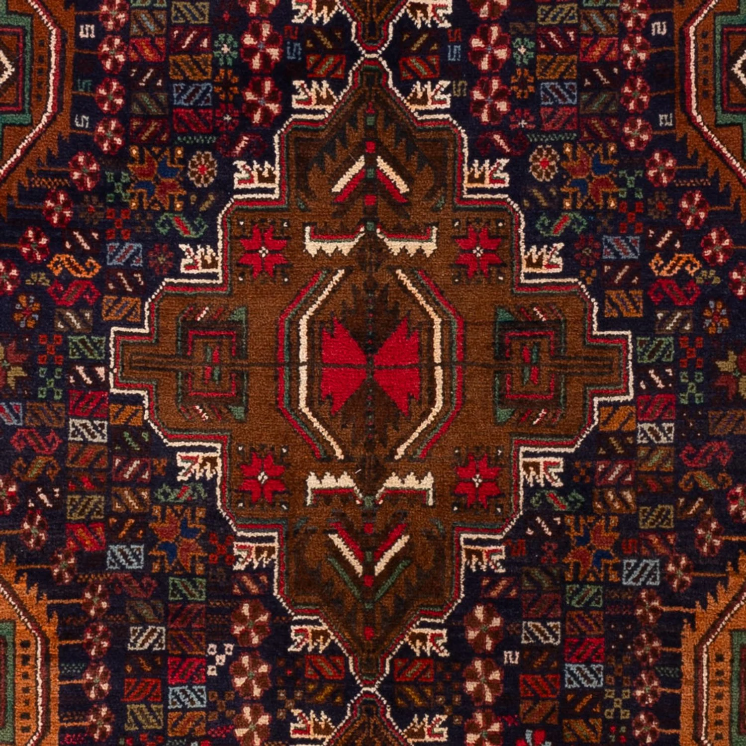 Belutsch Teppich - 200 x 117 cm - dunkelrot - Image 2