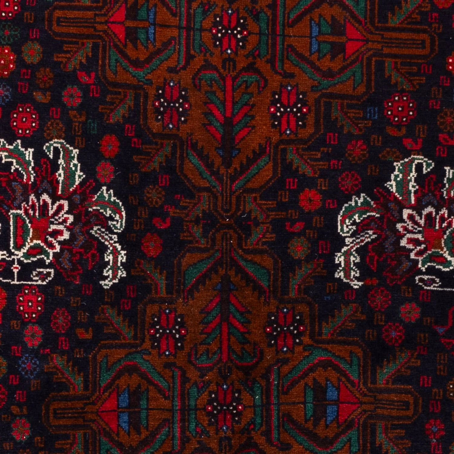 Belutsch Teppich - 202 x 119 cm - dunkelrot - Image 2