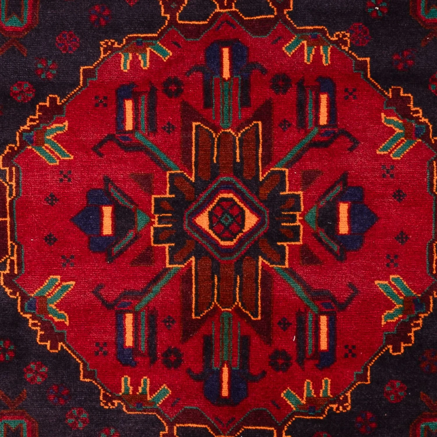 Belutsch Teppich - 207 x 127 cm - dunkelrot - Image 2