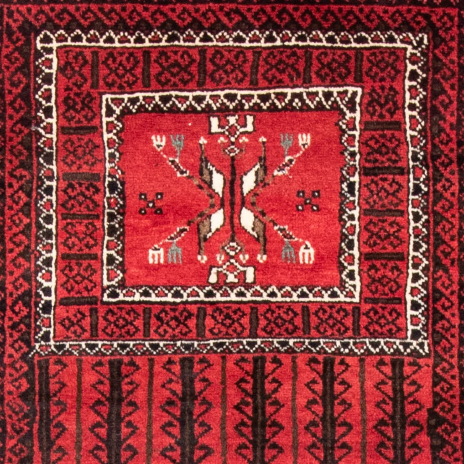 Belutsch Teppich 217 x 121 cm - rot - Image 2