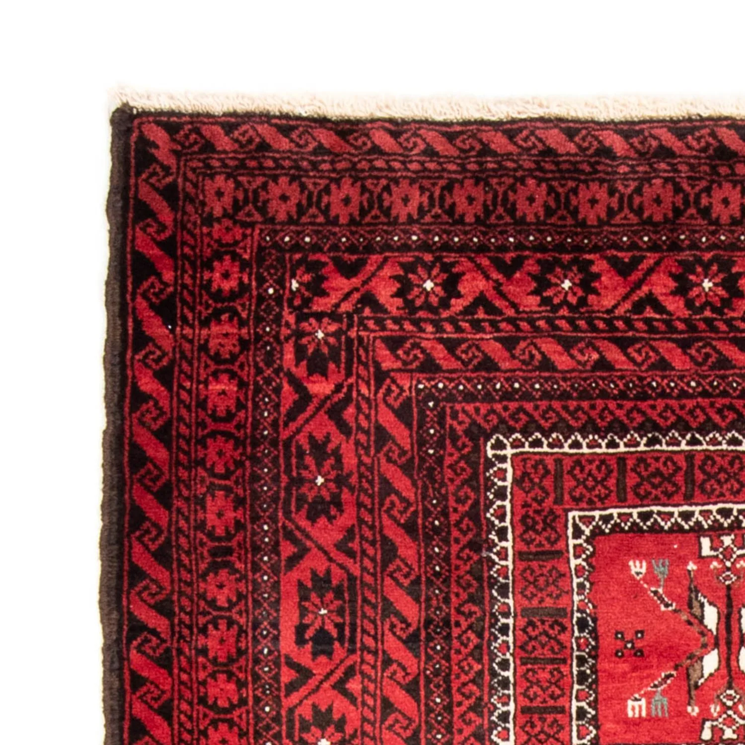 Belutsch Teppich 217 x 121 cm - rot - Image 3